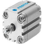 Festo Pneumatic Compact Cylinder - AEVULQ-63-10, 63mm Bore, 10mm Stroke, AEVULQ Series, Single Acting