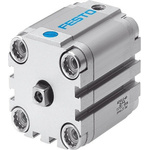 Festo Pneumatic Compact Cylinder - AEVULQ-80-15, 80mm Bore, 15mm Stroke, AEVULQ Series, Single Acting