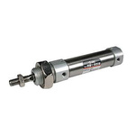 SMC Pneumatic Piston Rod Cylinder - 16mm Bore, 10mm Stroke, C85 Series, Double Acting