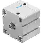 Festo Pneumatic Compact Cylinder - 572701, 63mm Bore, 15mm Stroke, ADN Series, Double Acting