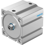 Festo Pneumatic Compact Cylinder - 5132664, 63mm Bore, 10mm Stroke, ADN-S Series, Double Acting
