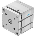 Festo Pneumatic Compact Cylinder - ADNGF-100-15, 100mm Bore, 15mm Stroke, ADNGF Series, Double Acting