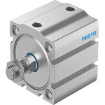 Festo Pneumatic Compact Cylinder - ADN-S-50, 50mm Bore, 10mm Stroke, ADN Series, Double Acting