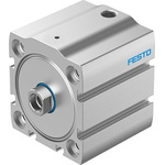 Festo Pneumatic Compact Cylinder - AEN-S-50, 50mm Bore, 10mm Stroke, AEN Series, Single Acting