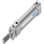 Festo Pneumatic Roundline Cylinder - DSNU-S-12, 12mm Bore, 125mm Stroke, DSNU Series, Double Acting