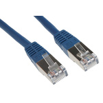 RS PRO Cat6 Male RJ45 to Male RJ45 Ethernet Cable, S/FTP, Blue PVC Sheath, 3m