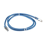RS PRO Cat6 Male RJ45 to Male RJ45 Ethernet Cable, S/FTP, Blue PVC Sheath, 1m
