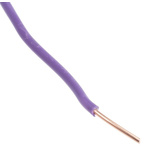 RS PRO 6491X H07V-U Conduit Cable, 1.5 mm² CSA , 450/750 V, Purple 100m
