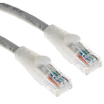 RS PRO Cat5e Male RJ45 to Male RJ45 Ethernet Cable, U/UTP, Grey PVC Sheath, 5m