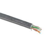 RS PRO Cat6 Ethernet Cable, F/UTP, Grey PVC Sheath, 305m