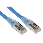 RS PRO Cat6 Male RJ45 to Male RJ45 Ethernet Cable, F/UTP, Blue LSZH Sheath, 2m