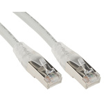 RS PRO Cat6 Male RJ45 to Male RJ45 Ethernet Cable, F/UTP, Grey LSZH Sheath, 5m