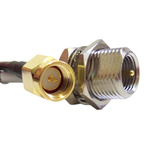 Siretta ASM Series Male SMA to Male FME Coaxial Cable, 300mm, RG174 Coaxial, Terminated