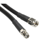 Siretta ASM Series Male SMA to Female SMA Coaxial Cable, 20m, LLC200A Coaxial, Terminated