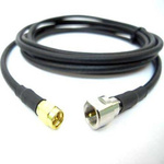 Siretta ASM Series Male SMA to Male FME Coaxial Cable, 3m, LLC200A Coaxial, Terminated