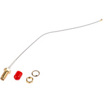 Siretta ASM Series Male U.FL to Female SMA Coaxial Cable, 150mm, Terminated