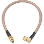 Wurth Elektronik Male SMA to Female SMA Coaxial Cable, 152.4mm, RG142 Coaxial, Terminated