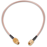 Wurth Elektronik Male SMA to Female SMA Coaxial Cable, 152.4mm, RG316 Coaxial, Terminated