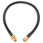 Wurth Elektronik Male SMA to Female SMA Coaxial Cable, 304.8mm, RG58 Coaxial, Terminated