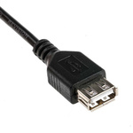 RS PRO Male USB A to Female USB A USB Cable, 250mm, USB 2.0