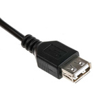 RS PRO Male USB A to Female USB A USB Cable, 1m, USB 2.0