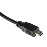 RS PRO Male USB A to Male Mini USB B USB Cable, 5m, USB 2.0
