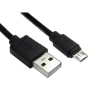 RS PRO Male USB A to Male Micro USB B USB Cable, 5m, USB 2.0