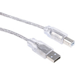RS PRO Male USB A to Male USB B USB Cable, 3m, USB 2.0
