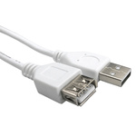 RS PRO Male USB A to Female USB A USB Cable, 5m, USB 2.0