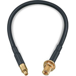 Wurth Elektronik Male MMCX to Female MMCX Coaxial Cable, 152.4mm, RG174 Coaxial, Terminated
