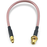 Wurth Elektronik Male MMCX to Female MMCX Coaxial Cable, 152.4mm, RG316 Coaxial, Terminated