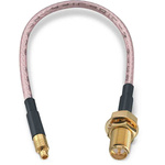 Wurth Elektronik Female RP-SMA to Male MMCX Coaxial Cable, 152.4mm, RG316 Coaxial, Terminated