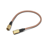 Wurth Elektronik WR-CXASY Series Male SMB to Male SMB Coaxial Cable, 152.4mm, RG316/U Coaxial, Terminated