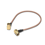 Wurth Elektronik WR-CXASY Series Male SMB to Male SMB Coaxial Cable, 152.4mm, RG178/U Coaxial, Terminated