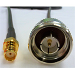 Mobilemark Female SMA to Male N Type Coaxial Cable, 5m, RF195 Coaxial, Terminated