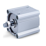 SMC Pneumatic Compact Cylinder - 160mm Bore, 100mm Stroke, CQ2 Series, Double Acting