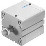 Festo Pneumatic Compact Cylinder - 572733, 80mm Bore, 50mm Stroke, ADN Series, Double Acting