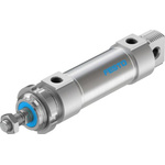 Festo Pneumatic Roundline Cylinder - 559307, 40mm Bore, 50mm Stroke, DSNU Series, Double Acting