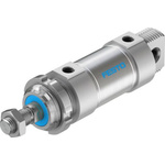 Festo Pneumatic Roundline Cylinder - 196040, 50mm Bore, 25mm Stroke, DSNU Series, Double Acting