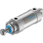 Festo Pneumatic Roundline Cylinder - 196012, 63mm Bore, 50mm Stroke, DSNU Series, Double Acting