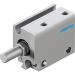 Festo Pneumatic Compact Cylinder - 8080588, 10mm Bore, 10mm Stroke, ADN Series, Double Acting