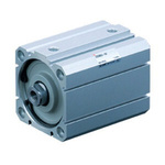 SMC Pneumatic Compact Cylinder - 20mm Bore, 10mm Stroke, C55 Series, Double Acting