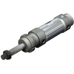 SMC Pneumatic Piston Rod Cylinder - 32mm Bore, 25mm Stroke, C76 Series, Double Acting