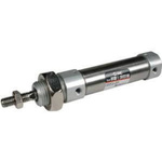 SMC Pneumatic Cylinder - Cylinder Series C85, 25mm Bore, 100mm Stroke, C85 Series, Single Acting