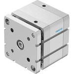 Festo Pneumatic Compact Cylinder - ADNGF-100-25, 100mm Bore, 25mm Stroke, ADNGF Series, Double Acting