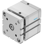 Festo Pneumatic Compact Cylinder - ADNGF-80-30, 80mm Bore, 30mm Stroke, ADNGF Series, Double Acting