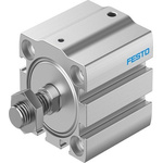 Festo Pneumatic Compact Cylinder - AEN-S-32, 32mm Bore, 5mm Stroke, AEN Series, Single Acting