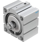 Festo Pneumatic Compact Cylinder - 188307, 80mm Bore, 25mm Stroke, AEVC Series, Single Acting with Return Spring Acting