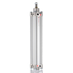Norgren Pneumatic Piston Rod Cylinder - PRA/802063/M/320, 63mm Bore, 320mm Stroke, PRA/802000/M Series, Double Acting