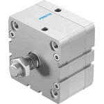 Festo Pneumatic Compact Cylinder - 572727, 80mm Bore, 10mm Stroke, ADN Series, Double Acting